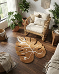 Bage Monstera Leaf Rug